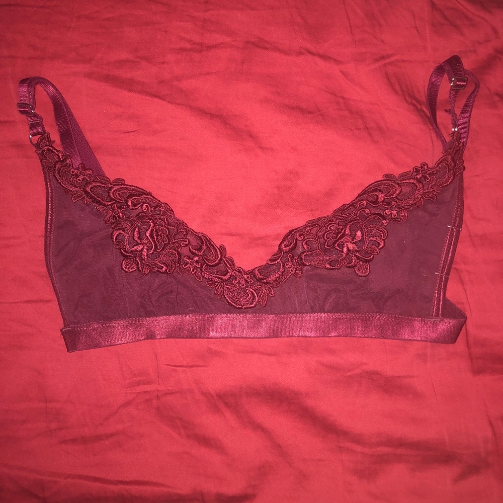 Urban Outfitters Maroon bralette